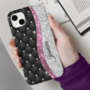 Search for silver and black iphone cases For her