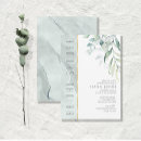 Search for eucalyptus leaves bridal shower invitations Modern elegant