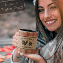 Search for hens and roosters mugs Rustic