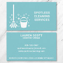 Search for cleaner business cards Housekeeping