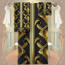 Search for art deco bath towels Black and gold