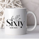 Search for 60th birthday for her mugs Modern