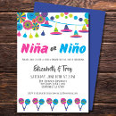Search for mexican gender reveal invitations Colourful