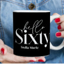 Search for 60th birthday for her mugs Modern