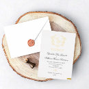 Search for gilded wedding invitations White