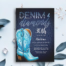 Search for denim and diamonds party invitations For her