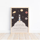 Search for space welcome posters Second birthday