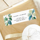 Search for rustic save the date return address labels Greenery