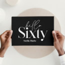 Search for typography 60th birthday invitations Modern