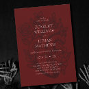 Search for blood red invitations Heart
