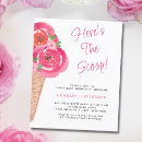 Search for ice cream baby girl shower invitations Here's the scoop