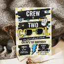 Search for two cool birthday invitations Boy 2nd birthday