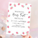 Search for farmers market birthday invitations Strawberry party
