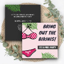 Search for lingerie hens party invitations Bikini