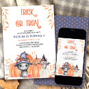 Search for pumpkin trick invitations Trick or treat