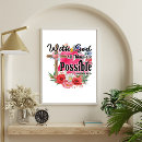 Search for with god all things are possible posters Inspirational