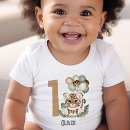 Search for wild one baby boy tshirts Tiger