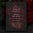 Search for vampire wedding invitations Floral