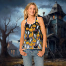 Search for or treat all over print womens singlets halloween