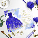 Search for royal blue quinceanera Watercolor