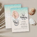 Search for vintage mermaid invitations Under the sea
