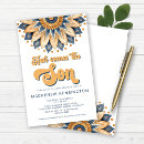 Search for typography baby boy shower invitations Here comes the son