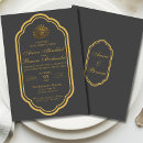Search for grey wedding invitations Gold