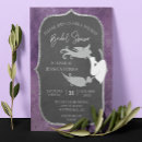 Search for witch bridal shower invitations October