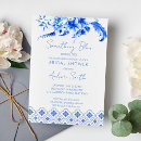 Search for something blue bridal shower invitations Botanical