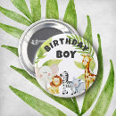 Search for wild at one badges Watercolor