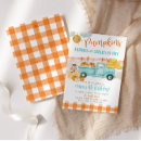 Search for harvest birthday invitations Pumpkin