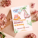 Search for girl dinosaur invitations Party like a dinosaur