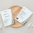 Search for white rose wedding invitations Qr code