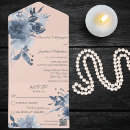 Search for dusty blue and peach wedding invitations Bride