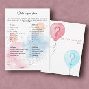 Search for games gender reveal invitations Pink