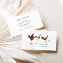Search for chicks business cards Rustic