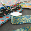 Search for dusty blue ribbon Boho