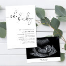 Search for sonogram baby shower invitations For her