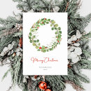 Search for watercolor wreath christmas cards Modern
