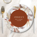 Search for boho baby shower plates Watercolor flowers