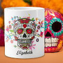Search for dias de los muertos mugs Flowers