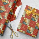 Search for virgin mary wrapping paper Vintage