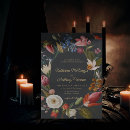 Search for romantic gothic wedding invitations Till death