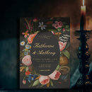 Search for romantic gothic wedding invitations Till death