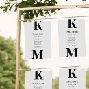 Search for monogram table number posters Black and white