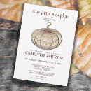 Search for our little pumpkin baby shower invitations Watercolor