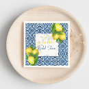 Search for blue lemon napkins Positano