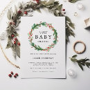Search for wreath baby shower invitations Winter