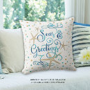 Search for turquoise christmas cushions Seas and greetings