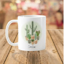 Search for watercolor succulent mugs Cactus